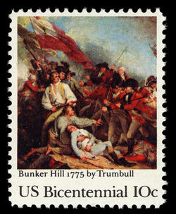 Battle of Bunker Hill United States Postage Stamp | US Bicentennial