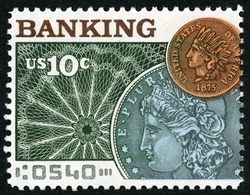 Banking United States Postage Stamp | Banking and Commerce
