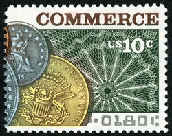 Commerce United States Postage Stamp | Banking and Commerce