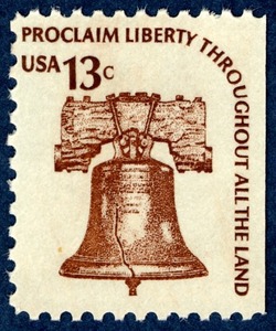 Liberty Bell - Proclaim Liberty Throughout All the Land United States Postage Stamp | Americana - Root of Democracy