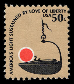Betty Lamp United States Postage Stamp | Americana - Root of Democracy