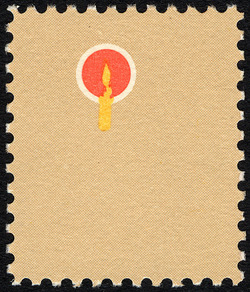 Rush Lamp - Missing Lamp Error United States Postage Stamp | Americana - Root of Democracy