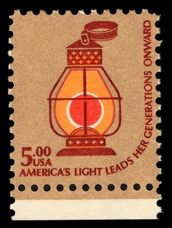 Conductors Lantern United States Postage Stamp | Americana - Root of Democracy
