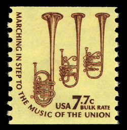 Saxhorns United States Postage Stamp | Americana - Root of Democracy
