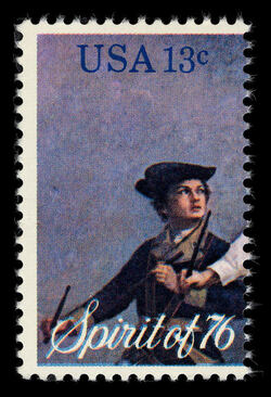 Drummer Boy United States Postage Stamp | Spirit of 76