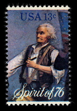 Old Drummer United States Postage Stamp | Spirit of 76