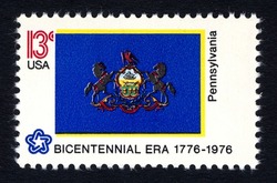 Pennsylvania United States Postage Stamp | State Flags