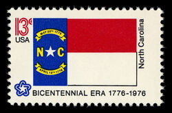 North Carolina United States Postage Stamp | State Flags