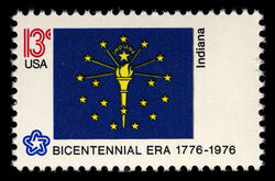Indiana United States Postage Stamp | State Flags