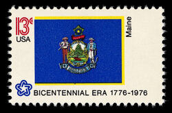 Maine United States Postage Stamp | State Flags