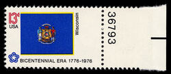 Wisconsin United States Postage Stamp | State Flags