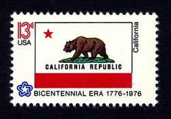 California United States Postage Stamp | State Flags