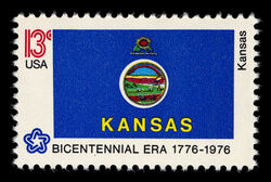 Kansas United States Postage Stamp | State Flags
