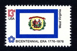 West Virginia United States Postage Stamp | State Flags