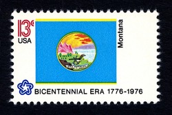 Montana United States Postage Stamp | State Flags