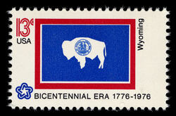 Wyoming United States Postage Stamp | State Flags