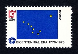 Alaska United States Postage Stamp | State Flags