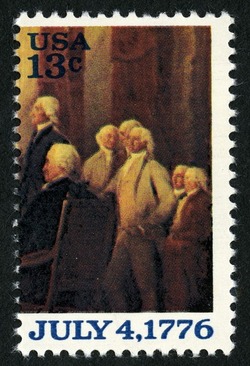 Declaration of Independence - Fourth Stamp United States Postage Stamp | Declaration of Independence