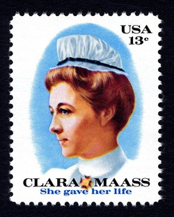 Clara Maass United States Postage Stamp