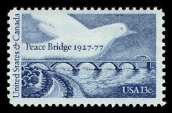 Peace Bridge United States Postage Stamp