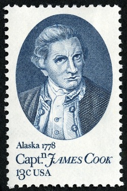 Alaska Visit United States Postage Stamp | Captain Cook Bicentennial