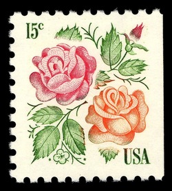 Roses United States Postage Stamp
