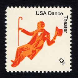 Theater United States Postage Stamp | USA Dance