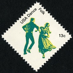 Folk United States Postage Stamp | USA Dance