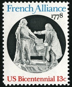 French Alliance United States Postage Stamp | US Bicentennial