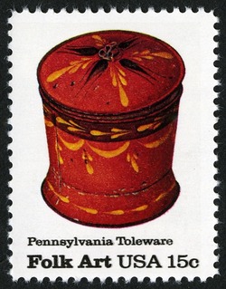 Sugar Bowl United States Postage Stamp | Pennsylvania Toleware