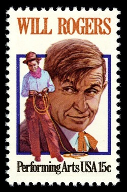 Will Rogers United States Postage Stamp | Performing Arts