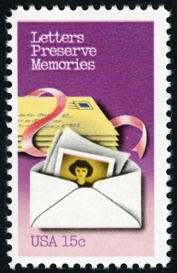 Letters Preserve Memories United States Postage Stamp | Mailed Letters