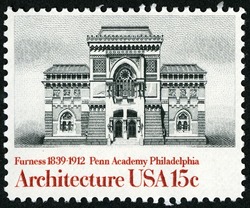 Penn Academy United States Postage Stamp | American Architecture