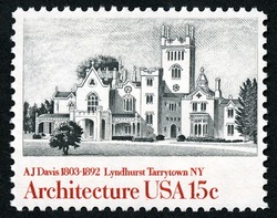 Lyndhurst United States Postage Stamp | American Architecture