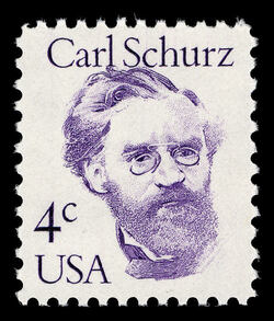 Carl Schurz United States Postage Stamp | Great Americans