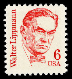 Walter Lippmann United States Postage Stamp | Great Americans