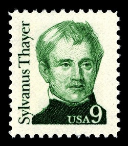 Sylvanus Thayer United States Postage Stamp | Great Americans