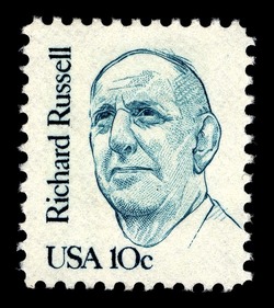 Richard Russell United States Postage Stamp | Great Americans