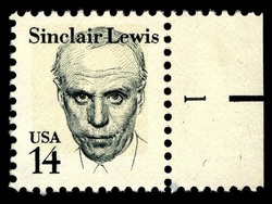 Sinclair Lewis United States Postage Stamp | Great Americans