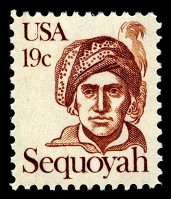 Sequoyah United States Postage Stamp | Great Americans
