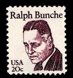 Ralph Bunche United States Postage Stamp | Great Americans