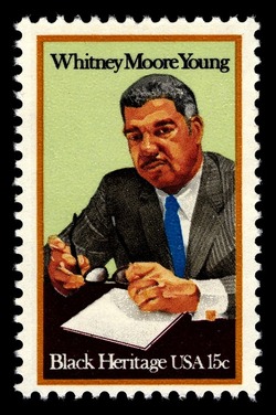 Whitney Moore Young United States Postage Stamp | Black Heritage