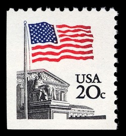 Flag Over Supreme Court - Booklet Single United States Postage Stamp