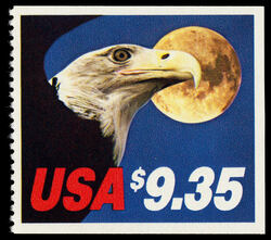 Eagle and Moon - Express Mail United States Postage Stamp