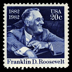 Franklin D. Roosevelt United States Postage Stamp