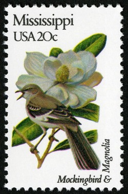Mississippi - Comb Perf United States Postage Stamp | State Birds and Flowers