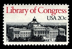 Library of Congress United States Postage Stamp
