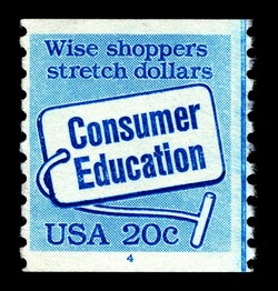 Consumer Education United States Postage Stamp