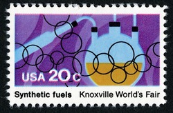 Synthetic Fuels United States Postage Stamp | Knoxville World's Fair