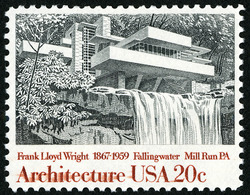 Fallingwater United States Postage Stamp | American Architecture